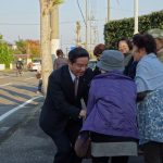 阿南市議選がスタート・新人「すえひさ晃一」候補の挑戦(徳島県阿南市)の様子8