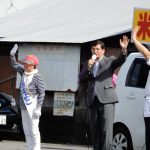 安芸市議選 米田さよこ候補と最後の訴え①(高知県安芸市)の様子3