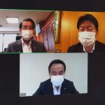 中国地方知事会（村岡会長）からの「HPVワクチンに関する厚労省への要望」（東京都）の様子1