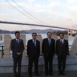 「斉藤大臣 絶景の来島海峡へ」しまなみ海道サイクリングの拠点「サンライズ糸山」にて(愛媛県今治市)の様子2