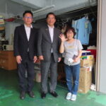 NPO法人ぱぴえ　紙ふうせん（就労継続支援B型＆日中一時支援）山田管理者らと懇談（広島県呉市）の様子1